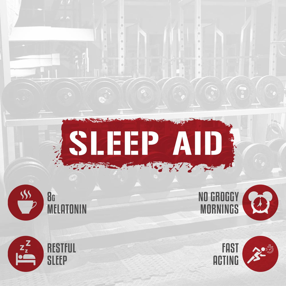 Rich Piana Knocked Out label close-up showing ingredients for rest support