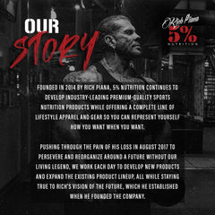 5% Nutrition Rich Piana Real Carbs Banana Nut Bread flavor with no added sugar