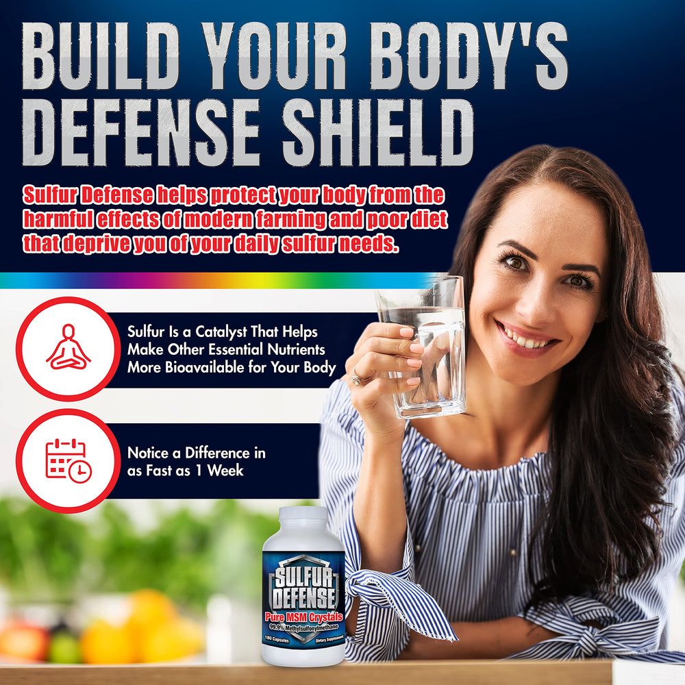 7 Lights Sulfur Defense Opti-MSM made in USA—trusted manufacturing standards and pure ingredients.