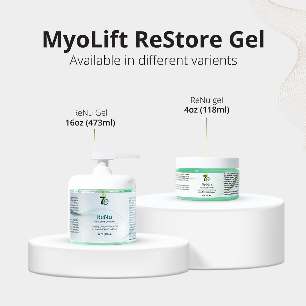 Hydration and nourishment from hyaluronic acid and minerals in ReNu gel.