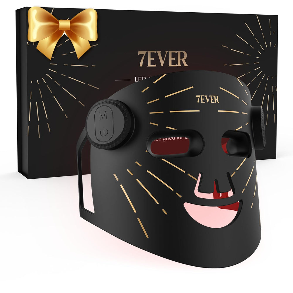 7ever L6 front view LED mask for convenient at-home light therapy.