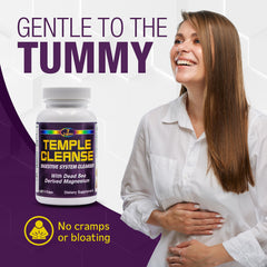7 Lights Temple Cleanse capsules close-up for easy swallowing
