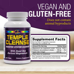 7 Lights Temple Cleanse capsules in pack for convenient daily use