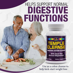 7 Lights Temple Cleanse ingredients list including oxygen and Dead Sea magnesium