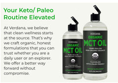 Kitchen use: Verdana MCT Oil as a versatile dietary fat