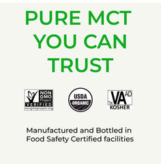 USDA Organic and Non-GMO Verdana MCT Oil with clean label