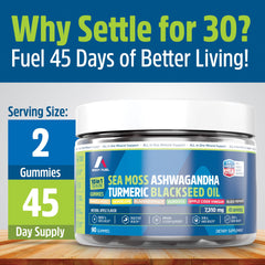 A1 Body Fuel Sea Moss Gummies closeup shows vibrant texture and natural ingredients.