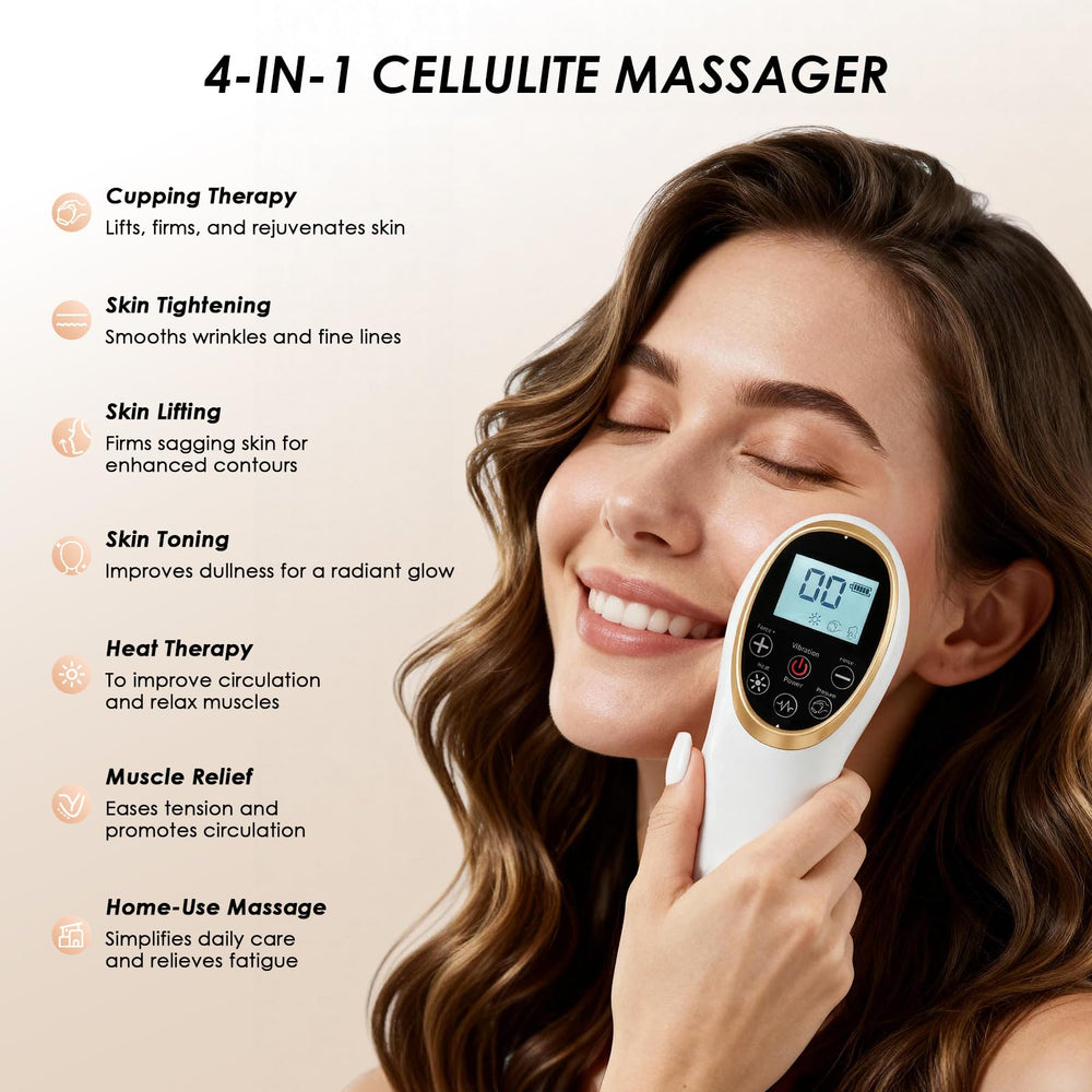 AAQ 4-in-1 body sculpting machine side view displaying ergonomic handle and controls