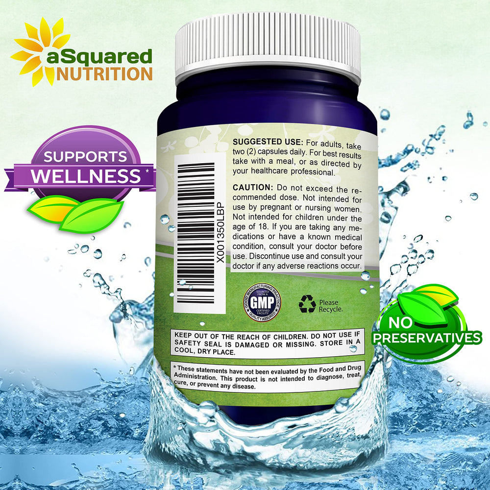 aSquared Nutrition Resveratrol label detail notes 180 capsules for a 90-day supply