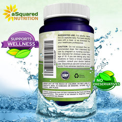 aSquared Nutrition Resveratrol label detail notes 180 capsules for a 90-day supply