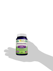 aSquared Nutrition Resveratrol serving size chart illustrating dosing and schedule