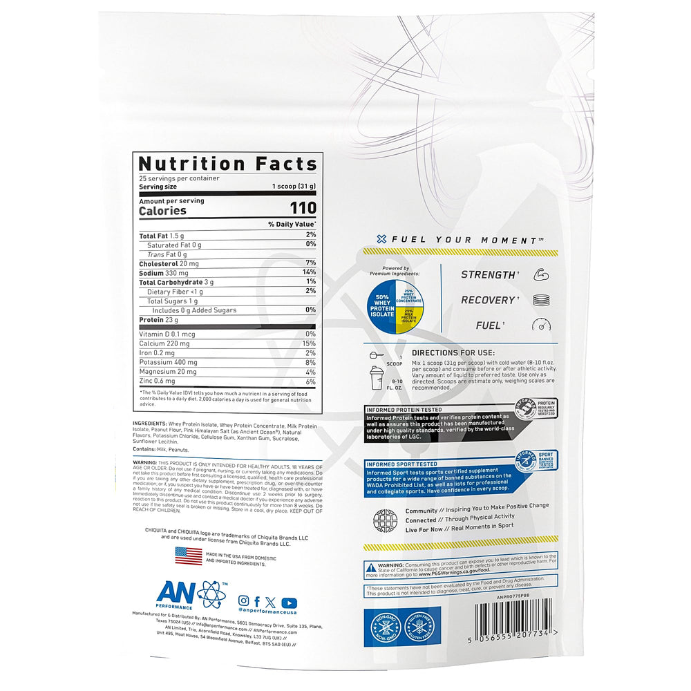 ABE AN Performance Whey shake in a glass showcases keto-friendly protein boost.