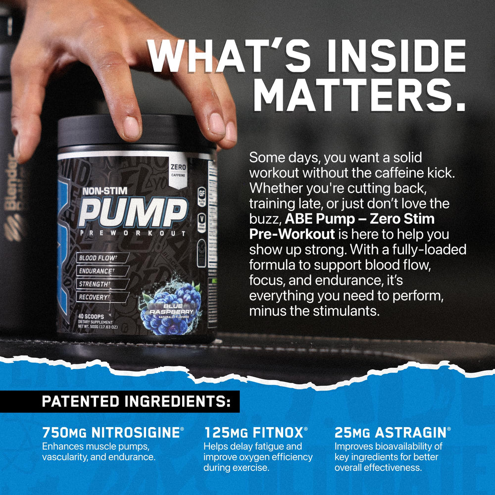 ABE Pump double dosage visual indicating higher creatine and citrulline if desired