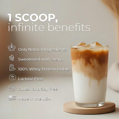 About Time Coffee + Whey Protein shaker demonstrates quick, smooth mixing
