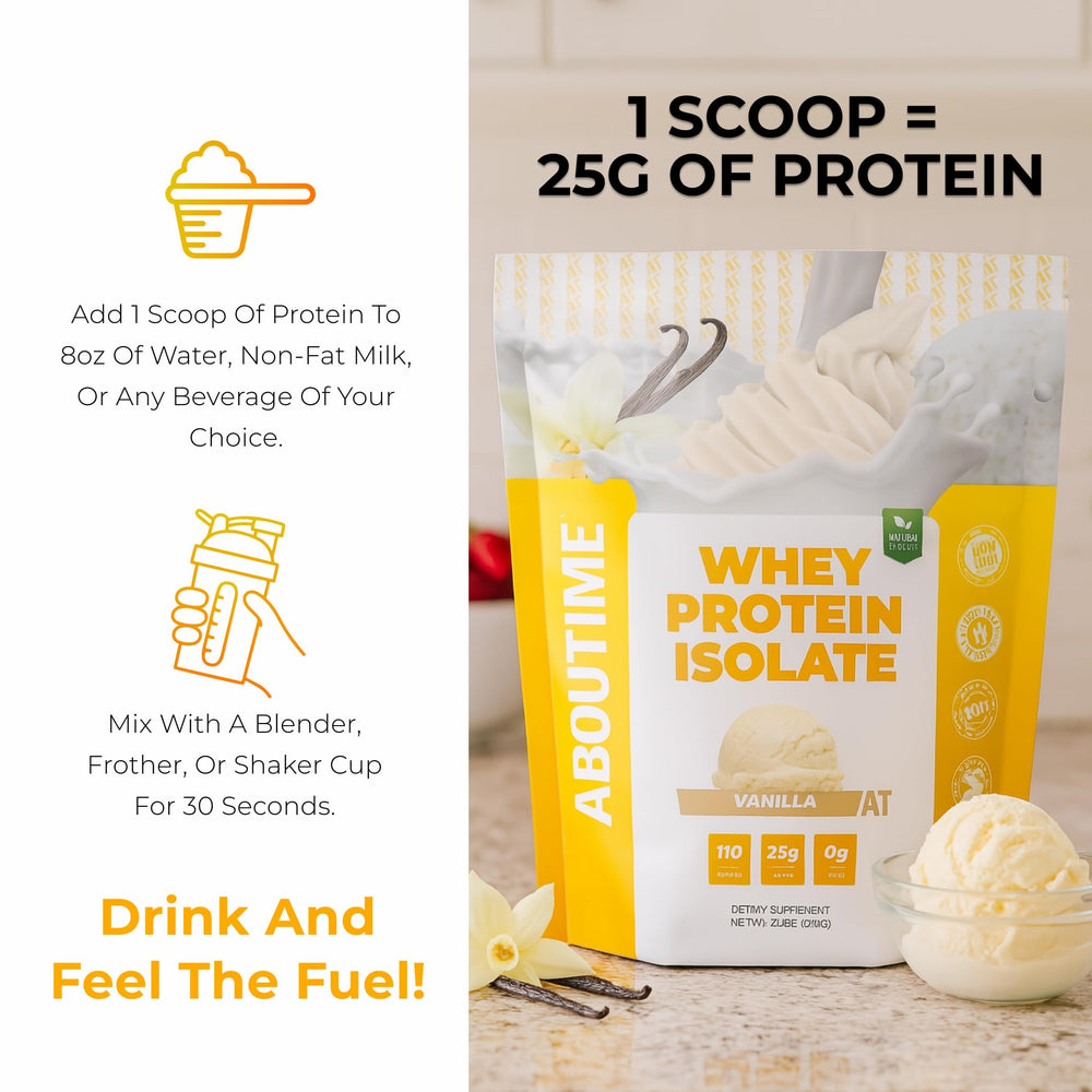 About Time Serving scoop-ready image demonstrates easy on-the-go fueling