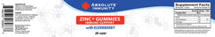 Absolute Immunity gummies close-up, fruit flavors for daily wellness and immune health support