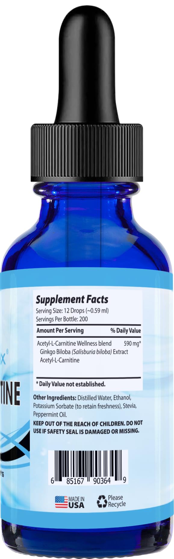 Absonutrix Acetyl L-Carnitine liquid drops for quick absorption