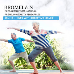 Label on Absonutrix Bromelain emphasizes gluten-free and non-GMO features.