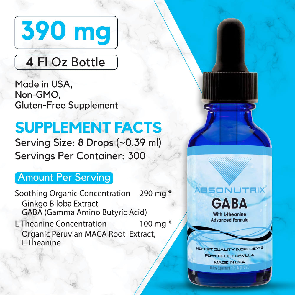 Absonutrix GABA bottle pour suggests quick use