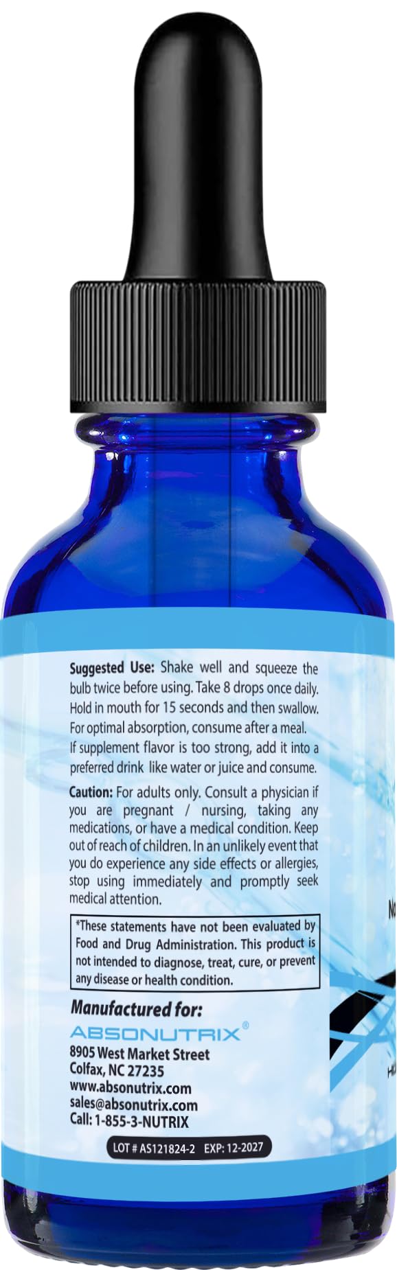 Absonutrix gluten-free non-GMO certification symbol close-up