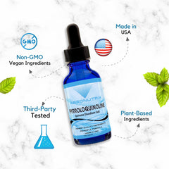 Absonutrix PQQ third-party testing stamp indicating product integrity