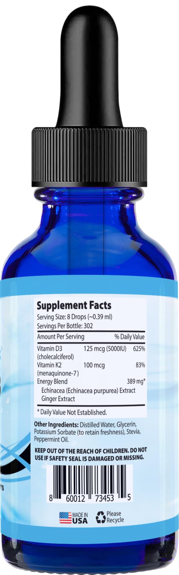 Absonutrix Vitamin D3 K2 Drops cruelty-free icon signals ethical sourcing.