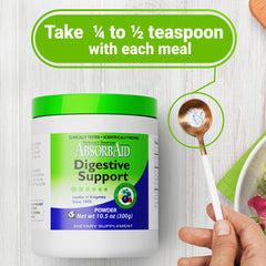 AbsorbAid enzymes dissolving in water before meals