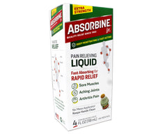 Absorbine Jr menthol close-up showing cooling sensation.