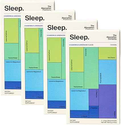 The Absorption Company Sleep Aid powder sachets ready for bedtime ritual