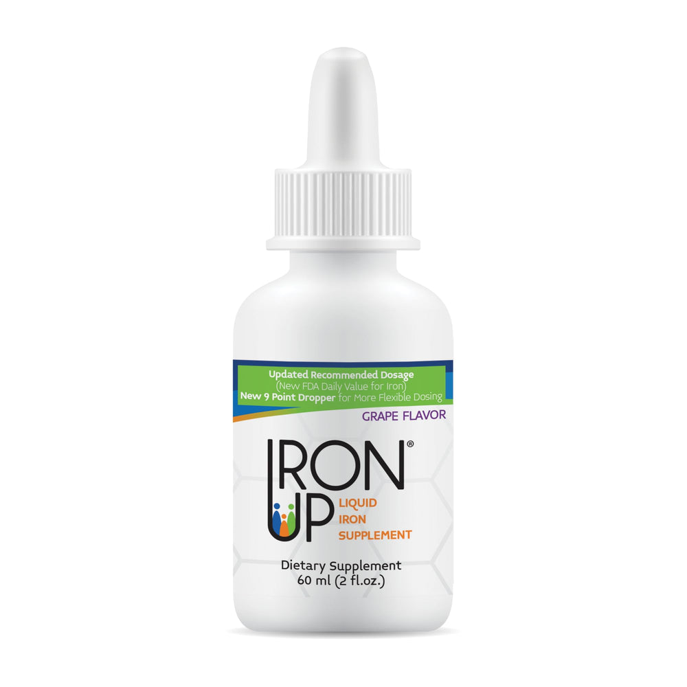 A.C. Grace Iron Up compact travel-friendly bottle fits bags.