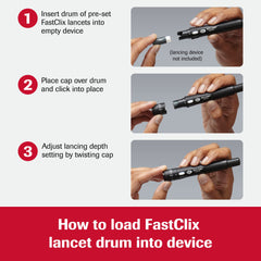 Accu-Chek FastClix precision guided technology supports easier testing.