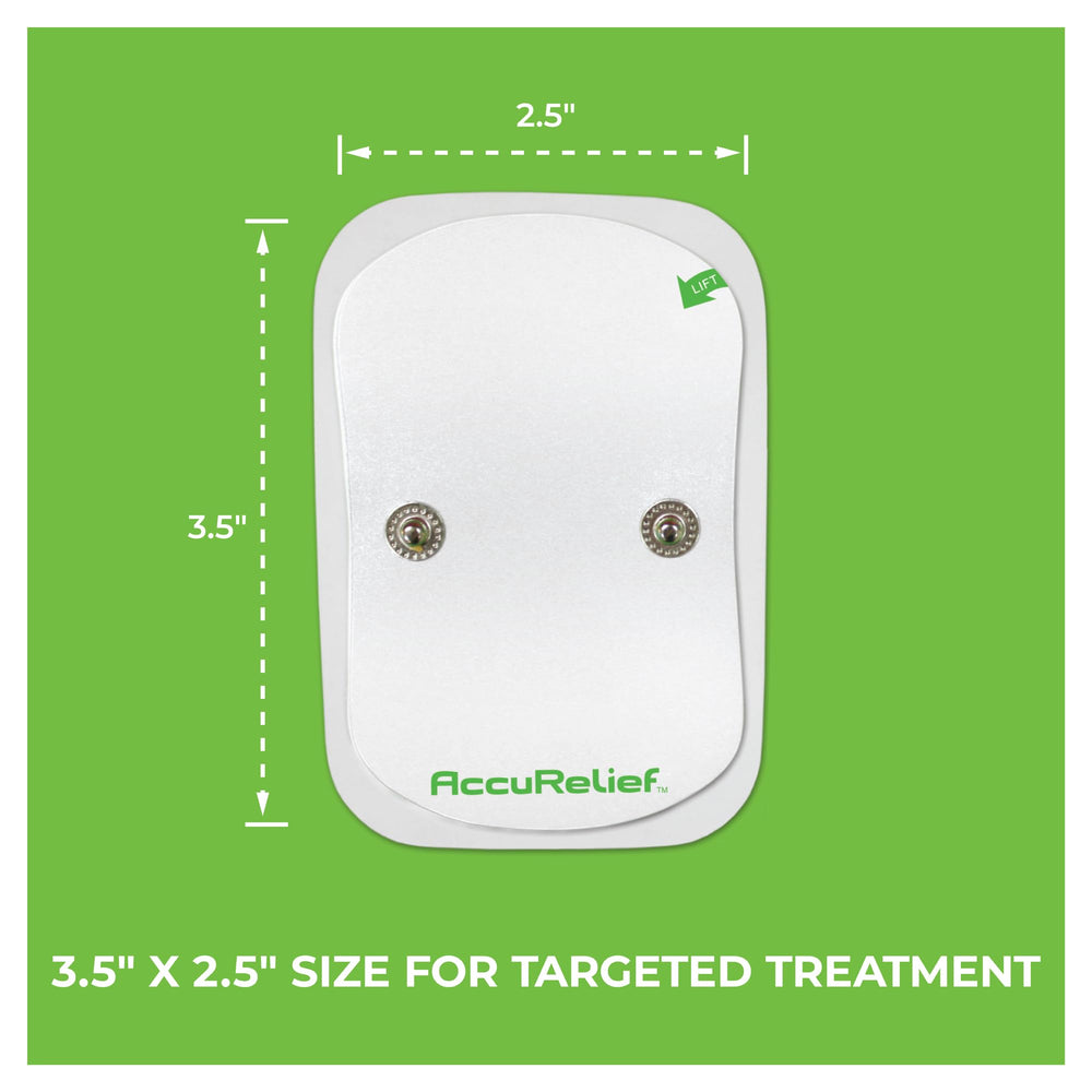 AccuRelief six AAA batteries powering portable sessions