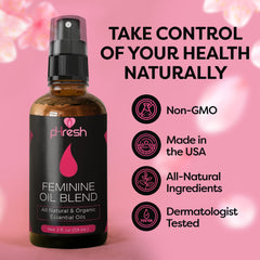 ACE NUTRITION pHresh spray nozzle close-up; easy daily use and controlled application.