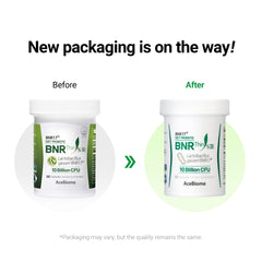 AceBiome BNRThin S30 non-GMO formula on packaging.