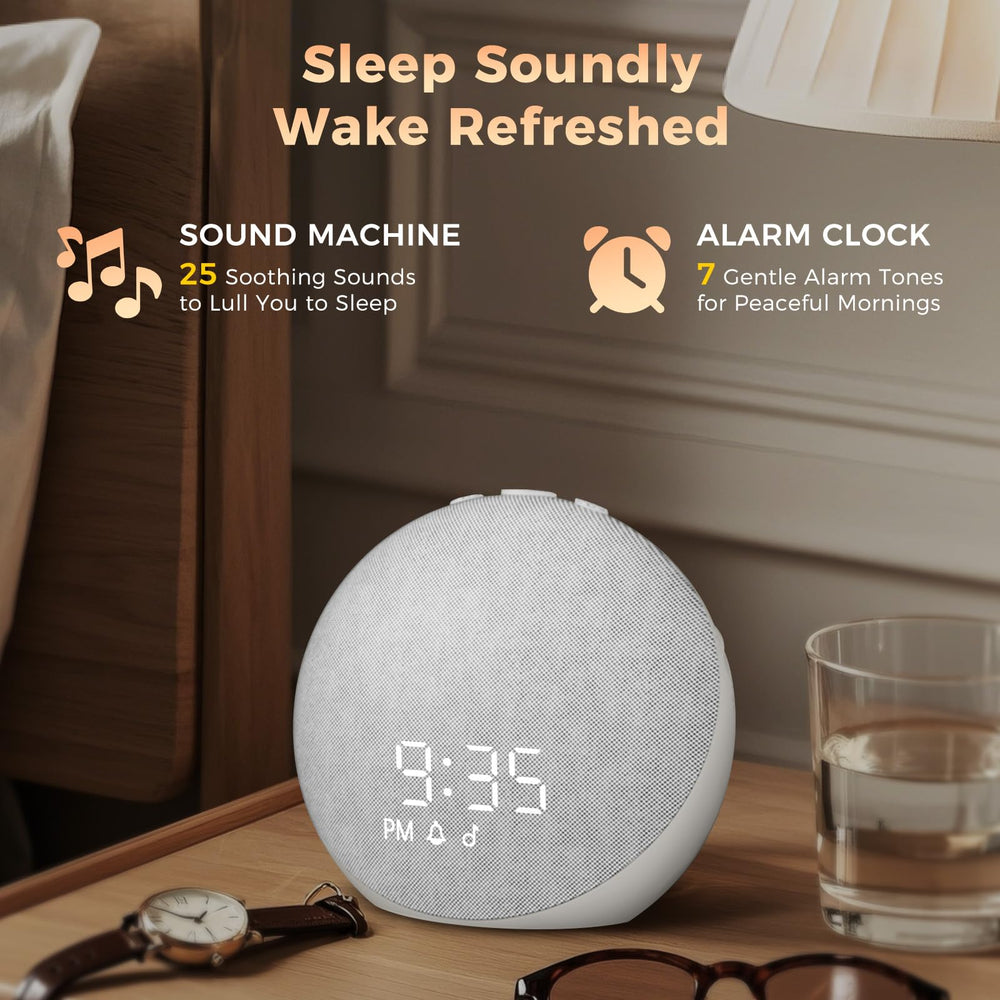 Acedeck bedside display with 0–100% dimmer for comfortable nighttime visibility.