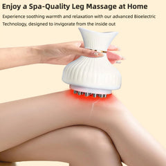 Acemend Cleanse 4-In-1 Leg Massager heated vibration soothes tense muscles.