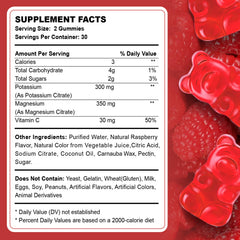 ACEYO bottle with raspberry background highlights vitamin C and hydration support.