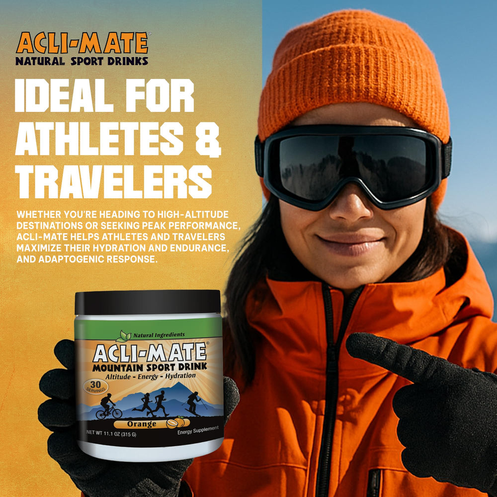 Skiing group enjoys Acli-Mate at high altitude for hydration