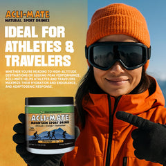 Skiing group enjoys Acli-Mate at high altitude for hydration