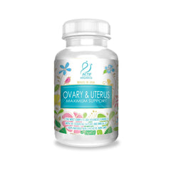 ACTIF Ovary and Uterus Maximum Support bottle highlighting the 90 capsules formula for ovarian health