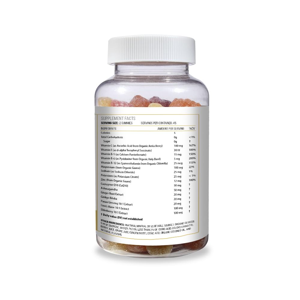 ACTIF Travel Mega Support nutrition table for travelers