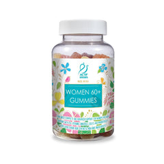 ACTIF Women 60+ gummies bottle with berry flavor for daily wellness support