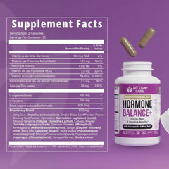 Activa Labs+ Hormone Balance capsules-closeup emphasize daily balance.