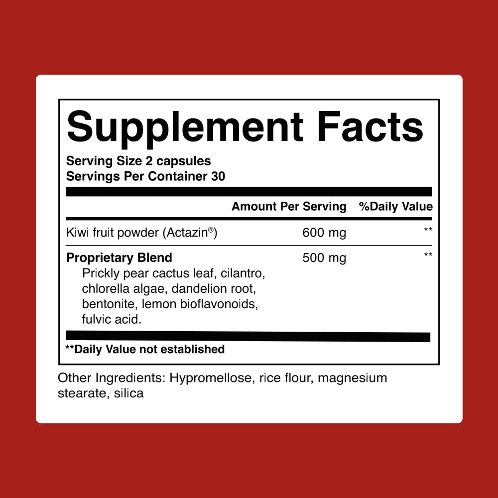 ActivatedYou Total Bio Reset capsules close-up for convenient daily detox
