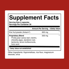 ActivatedYou Total Bio Reset capsules close-up for convenient daily detox