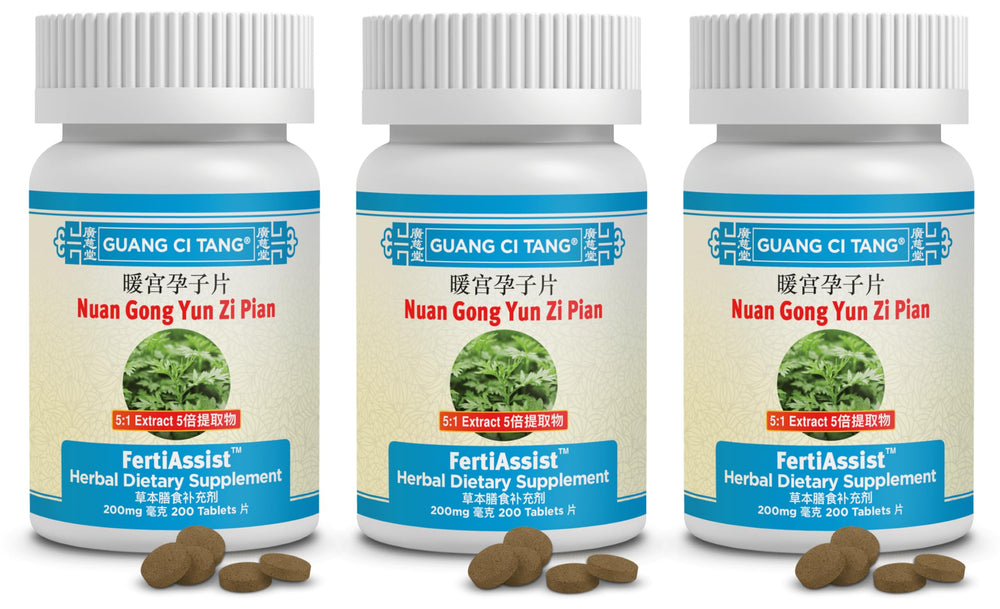 ActiveHerb FertiAssist Plus three-bottles package for comprehensive fertility support