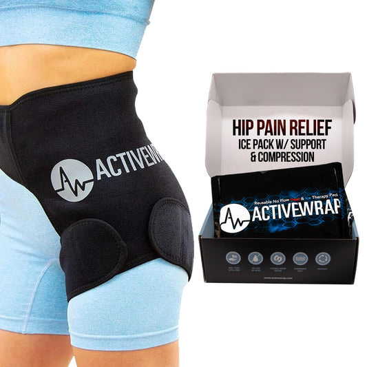 ActiveWrap PT hip wrap with adjustable fit for personalized hip support.