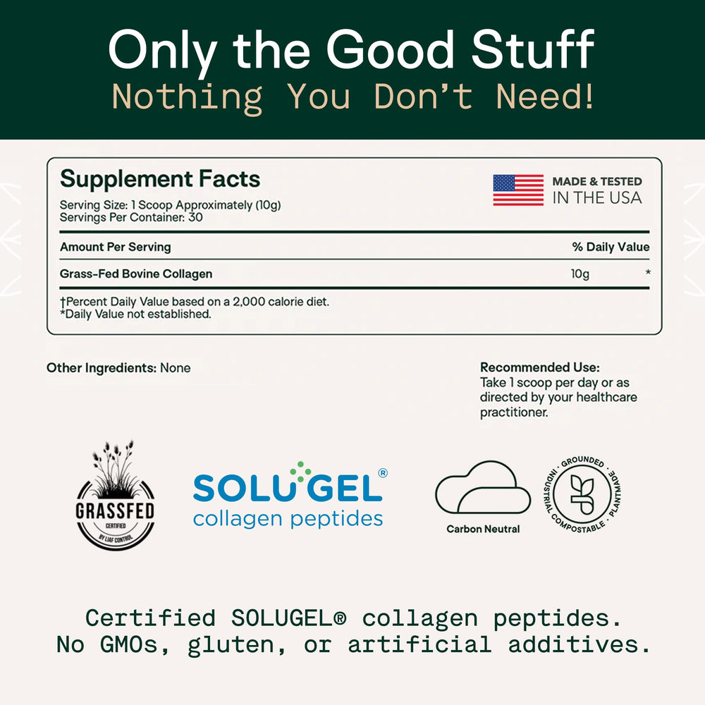 Adapt Naturals Bio-Avail Collagen+ bottle beside dewy skin scene emphasizing hydration support