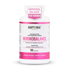 ADAPTOHEAL Hormobalance bottle ready for daily use, supporting balanced energy.