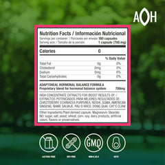 ADAPTOHEAL Hormobalance capsules arranged for everyday balance